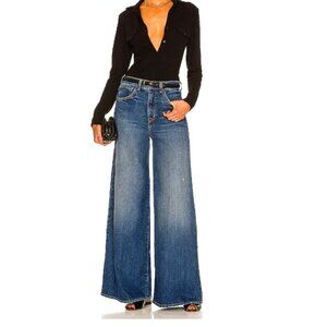 Nili Lotan Josette Wide Leg Jeans Size 29 in Classic Wash